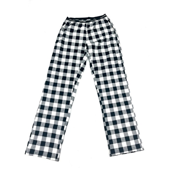 Calvin Klein Intimates & Sleepwear Calvin Klein Womens Black White Plaid Checkered Pj Pants